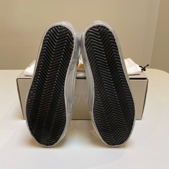 Golden Goose Slide White/Gold/Silver sz 39 NIB - Picture 10 of 11